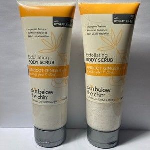 2 Skin Below The Chin Body Scrub Apricot Ginger